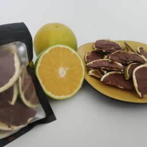 Naranja deshidratada cubierta de chocolate de leche x 50g